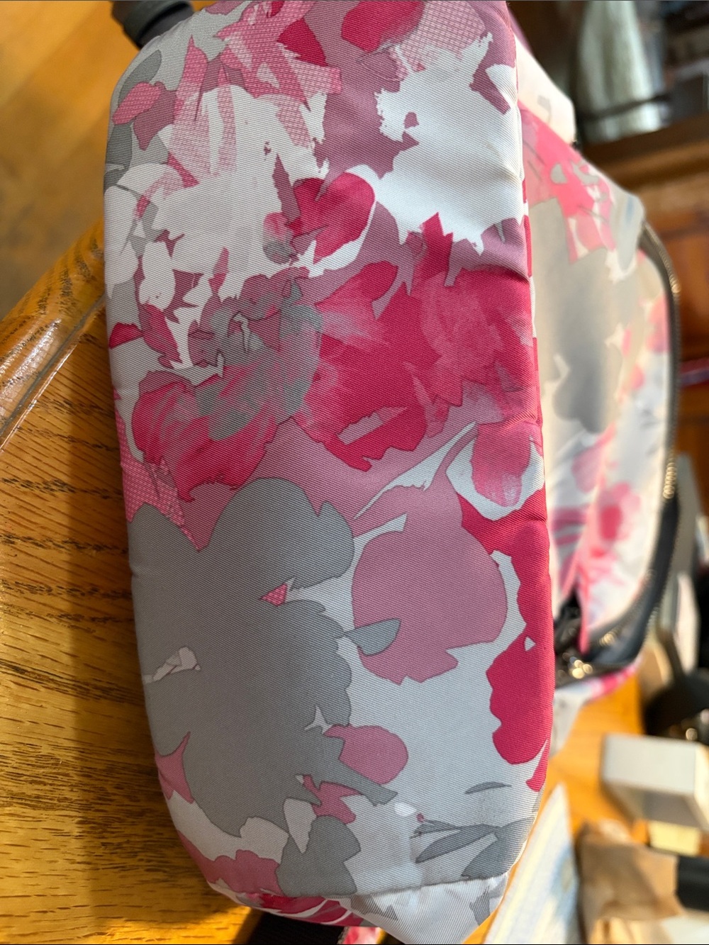 Tumi Floral Pink & Gray Backpack - Picture 5 of 5